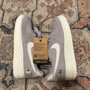 Amethyst Nike Air Force 1 Low ‘07 SE w/ Butterfly and caterpillar patch